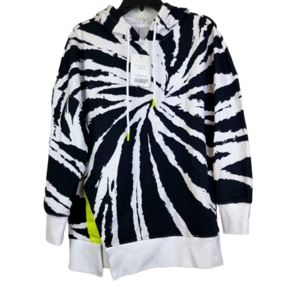 Fabletics Jasmine Side Slit Pullover Cool Tie Dye Wide‎ Cuffs - Picture 3 of 8